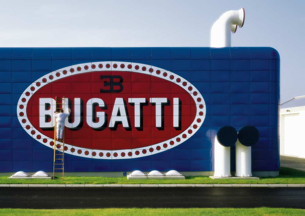 Cleaning Works at Bugatti Factory, Campogalliano